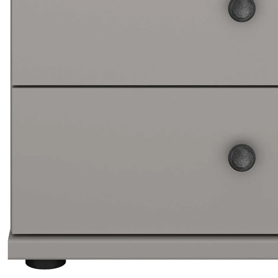 Nachtkommode in Hellgrau - Ridonna^Wohnen Discount