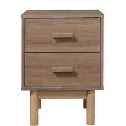 Wohnen Nachtkommode in Holzoptik Eiche - Benns
