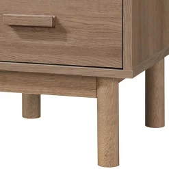 Wohnen Nachtkommode in Holzoptik Eiche - Benns