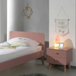 Nachtkommode in Rosa & Gold - Abelonia^Wohnen Best