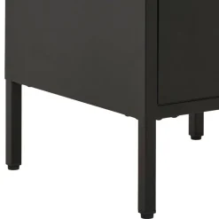 Nachtkommode in Schwarz mit Gold - Singular^Wohnen Discount