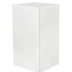 Wohnen Nachtkommode in Weiß mit Metallgriffen - Guantama