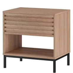 Wohnen Nachtkommode mit einer Schublade und Fach - Lunira