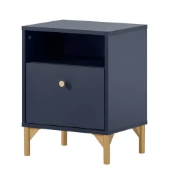 Wohnen Nachtkommode mit Fach und Schublade - Inbano