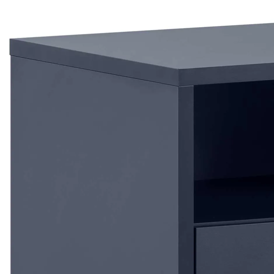 Wohnen Nachtkommode mit Fach und Schublade - Inbano