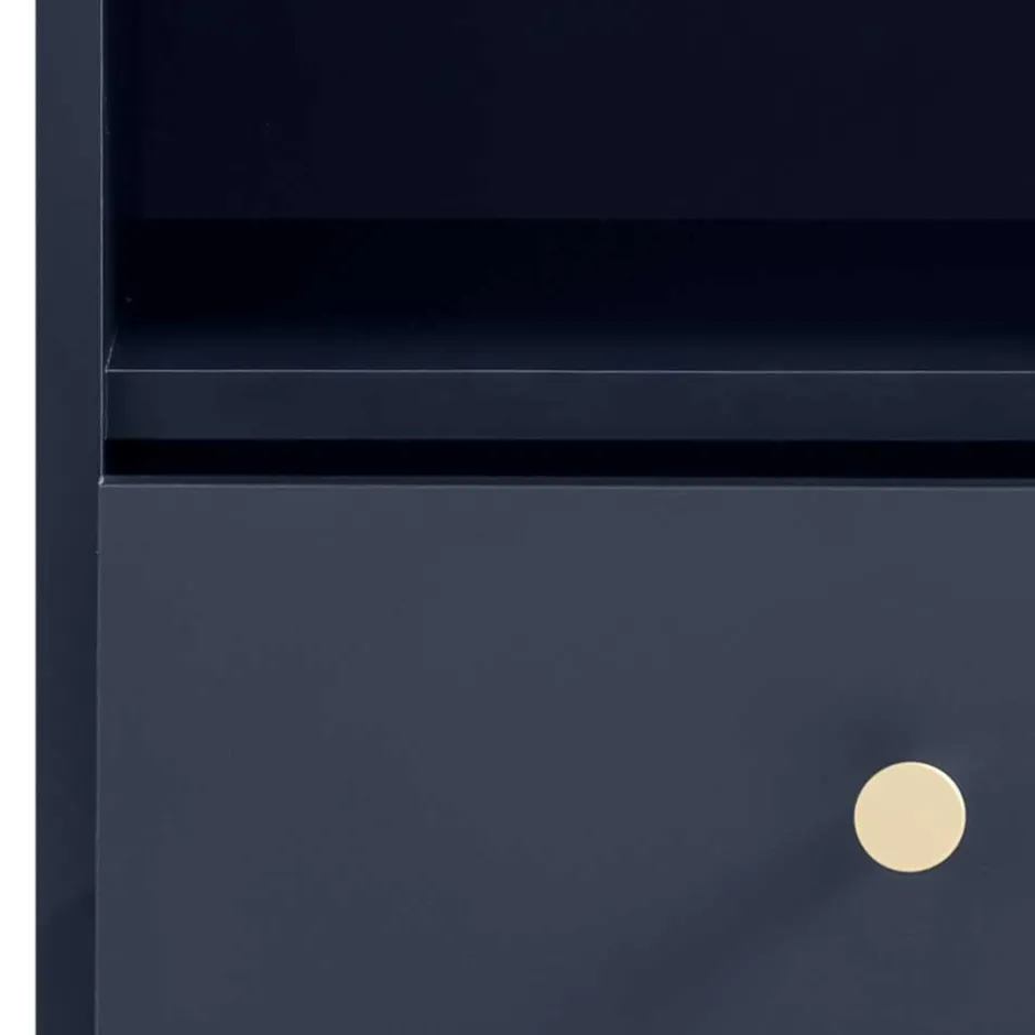 Wohnen Nachtkommode mit Fach und Schublade - Inbano