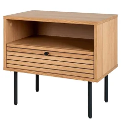 Nachtkommode mit Fach und Schublade - Virona^Wohnen Sale