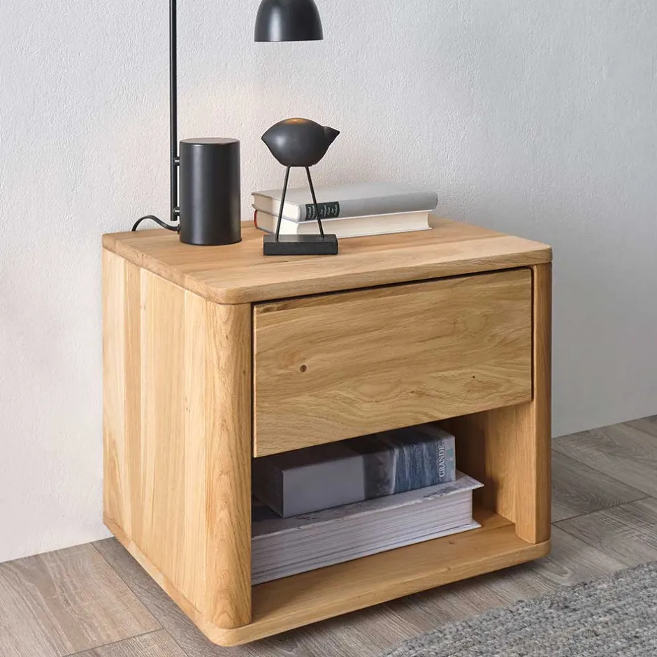 Nachtkommode mit Schublade und Fach - Phila^Wohnen New