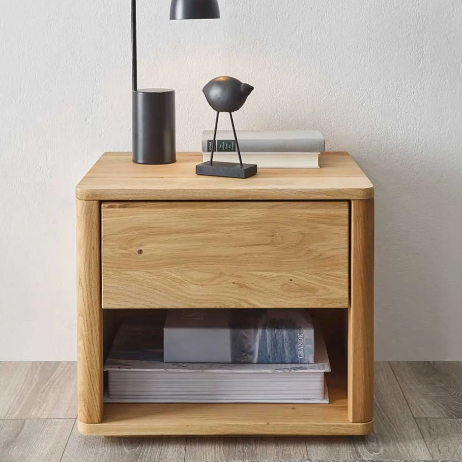 Nachtkommode mit Schublade und Fach - Phila^Wohnen New