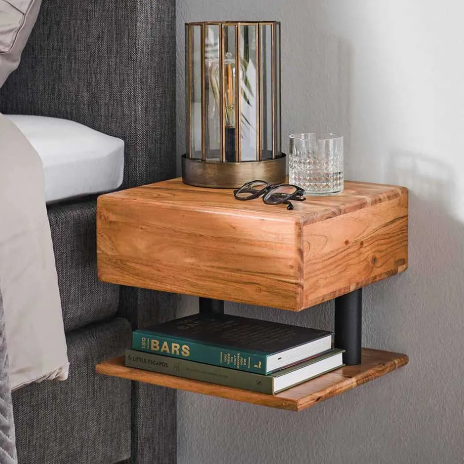 Nachtkommode mit Schublade & Ablage - Arwen^Wohnen Online