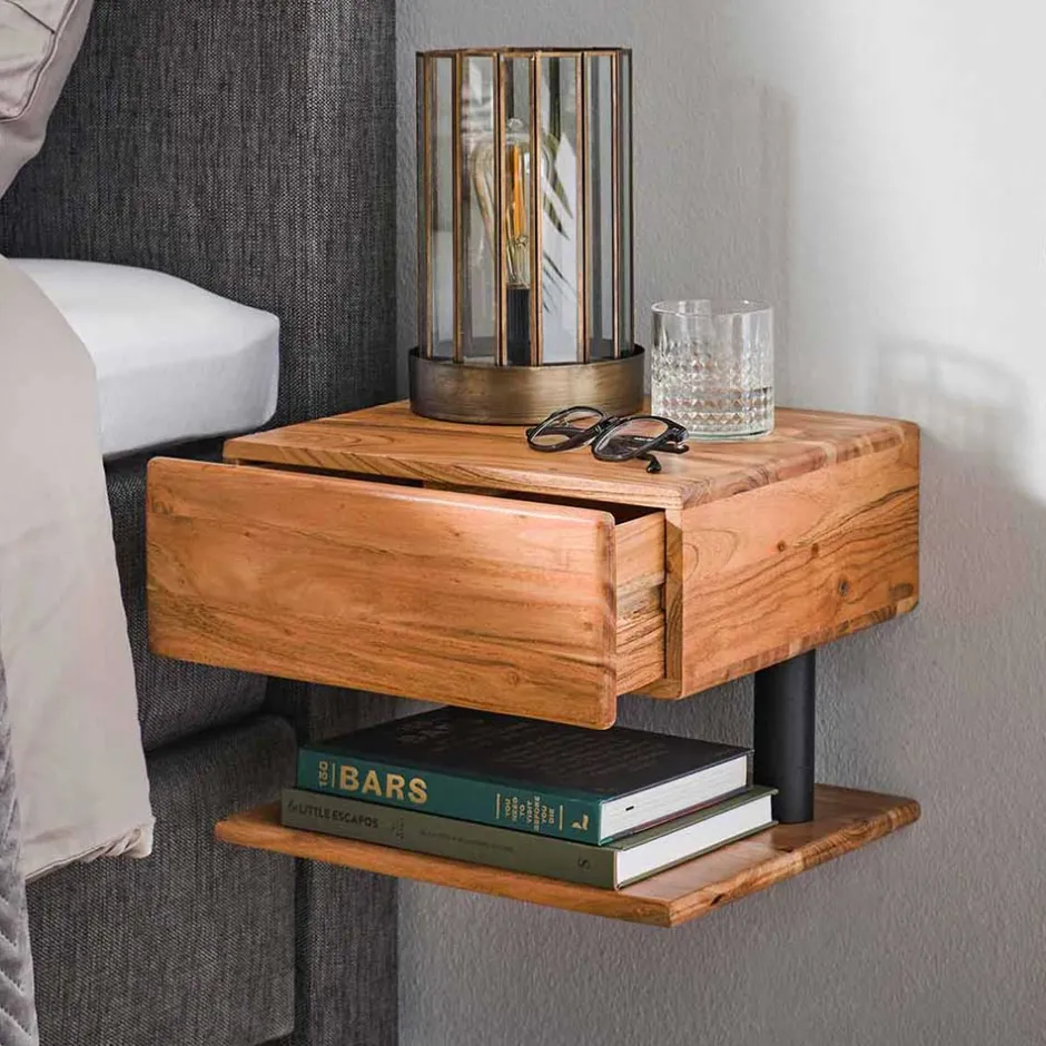 Nachtkommode mit Schublade & Ablage - Arwen^Wohnen Online