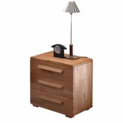 Wohnen Nachtkommode Nesmina mit drei Schubladen