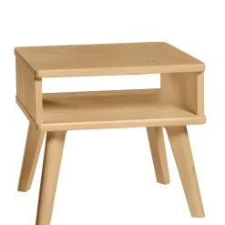 Nachtkonsole aus Holz Eiche hell - Ilatada^Wohnen New