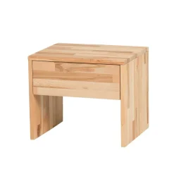 Wohnen Nachtkonsole Brains aus Kernbuche Massivholz