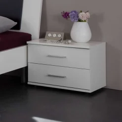 Wohnen Nachtkonsole Flurina in Alpinweiß