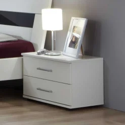 Wohnen Nachtkonsole Flurina in Alpinweiß