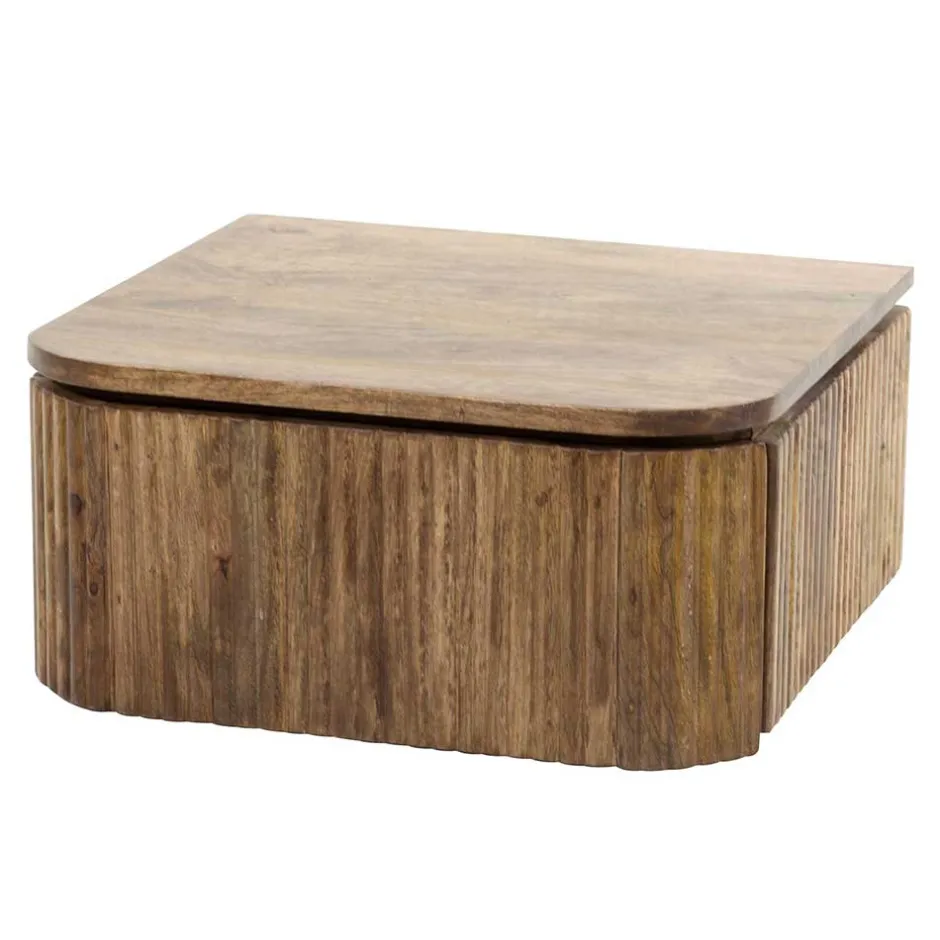 Nachtkonsole für die Wandmontage aus Massivholz - Izunamy^Wohnen Best