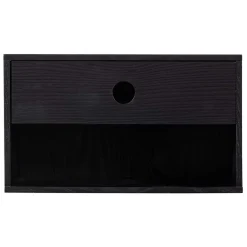 Nachtkonsole in Schwarz mit Furnier - Yalin^Wohnen Clearance