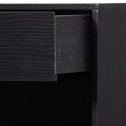 Nachtkonsole in Schwarz mit Furnier - Yalin^Wohnen Clearance
