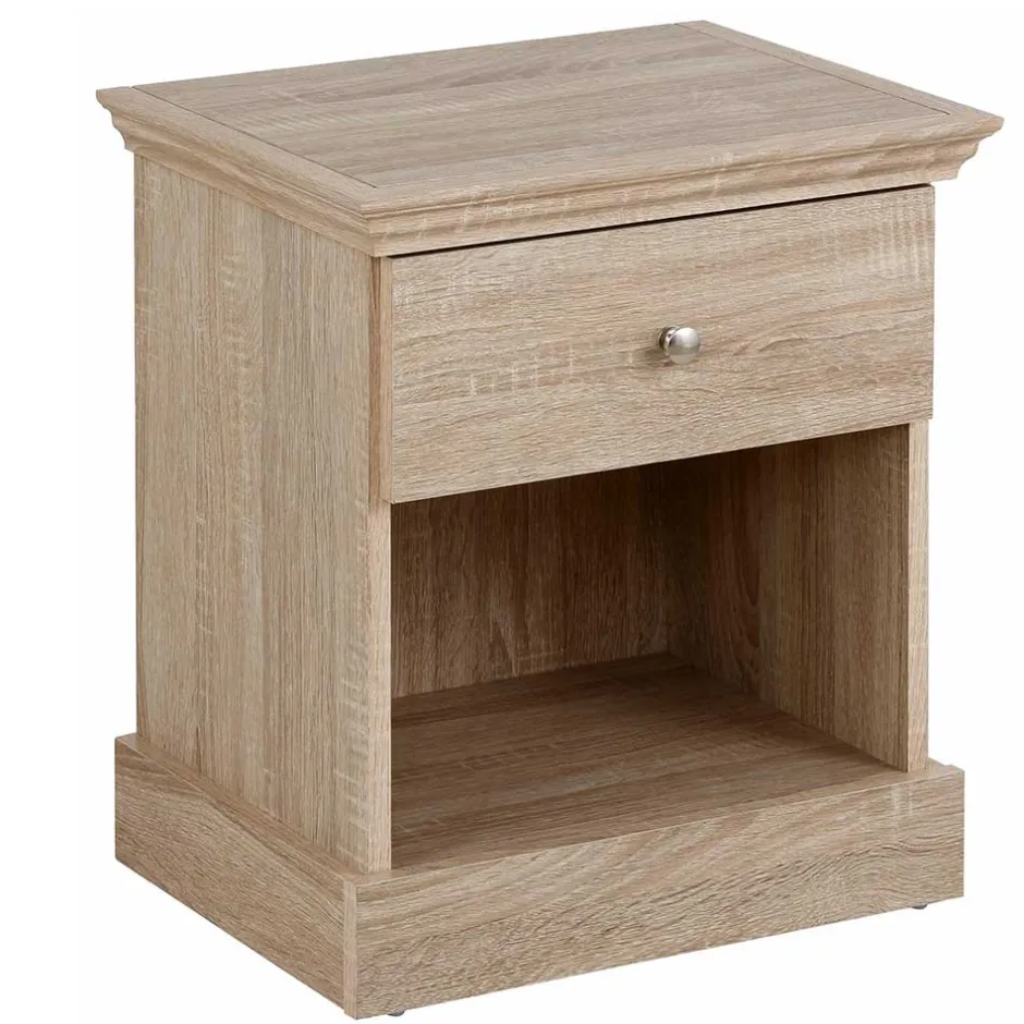 Wohnen Nachtkonsole in Sonoma-Eiche Optik - Onjedda