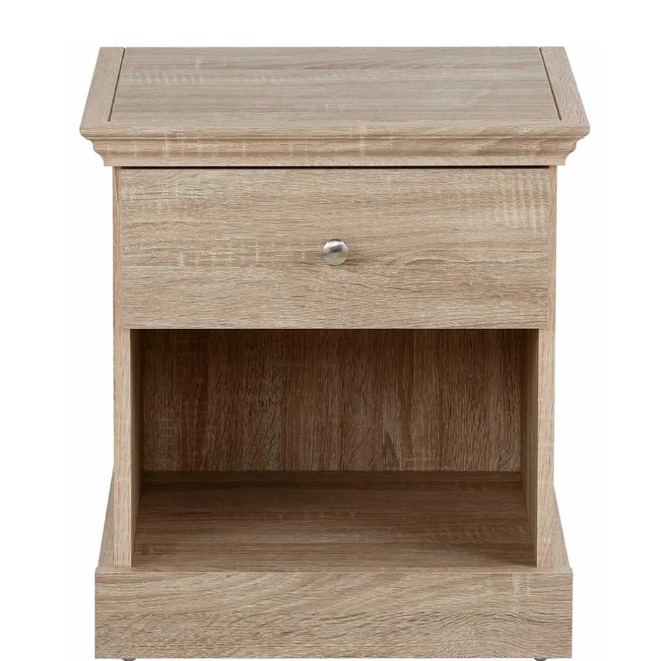 Wohnen Nachtkonsole in Sonoma-Eiche Optik - Onjedda