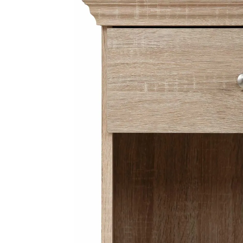 Wohnen Nachtkonsole in Sonoma-Eiche Optik - Onjedda