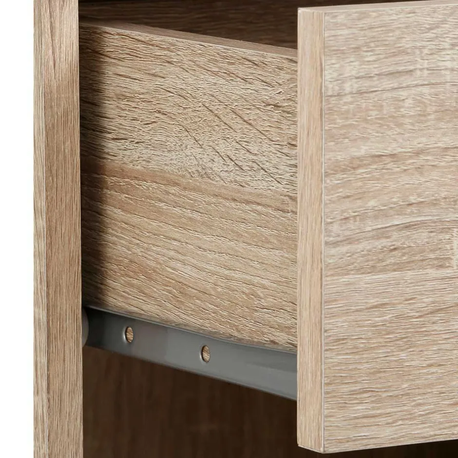 Wohnen Nachtkonsole in Sonoma-Eiche Optik - Onjedda