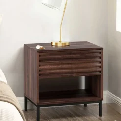 Nachtkonsole in Walnuss Holzoptik - Teleska^Wohnen Sale