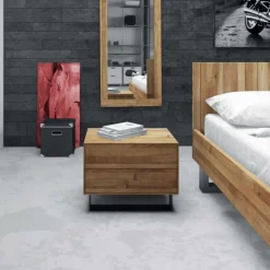 Nachtkonsole Manzey aus Wildeiche Massivholz^Wohnen Clearance