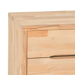 Wohnen Nachtkonsole mit 2 Schubladen Bejaro aus massiver Kernbuche