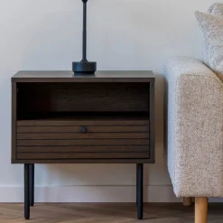 Nachtkonsole mit Fach und Schublade - Wega^Wohnen New