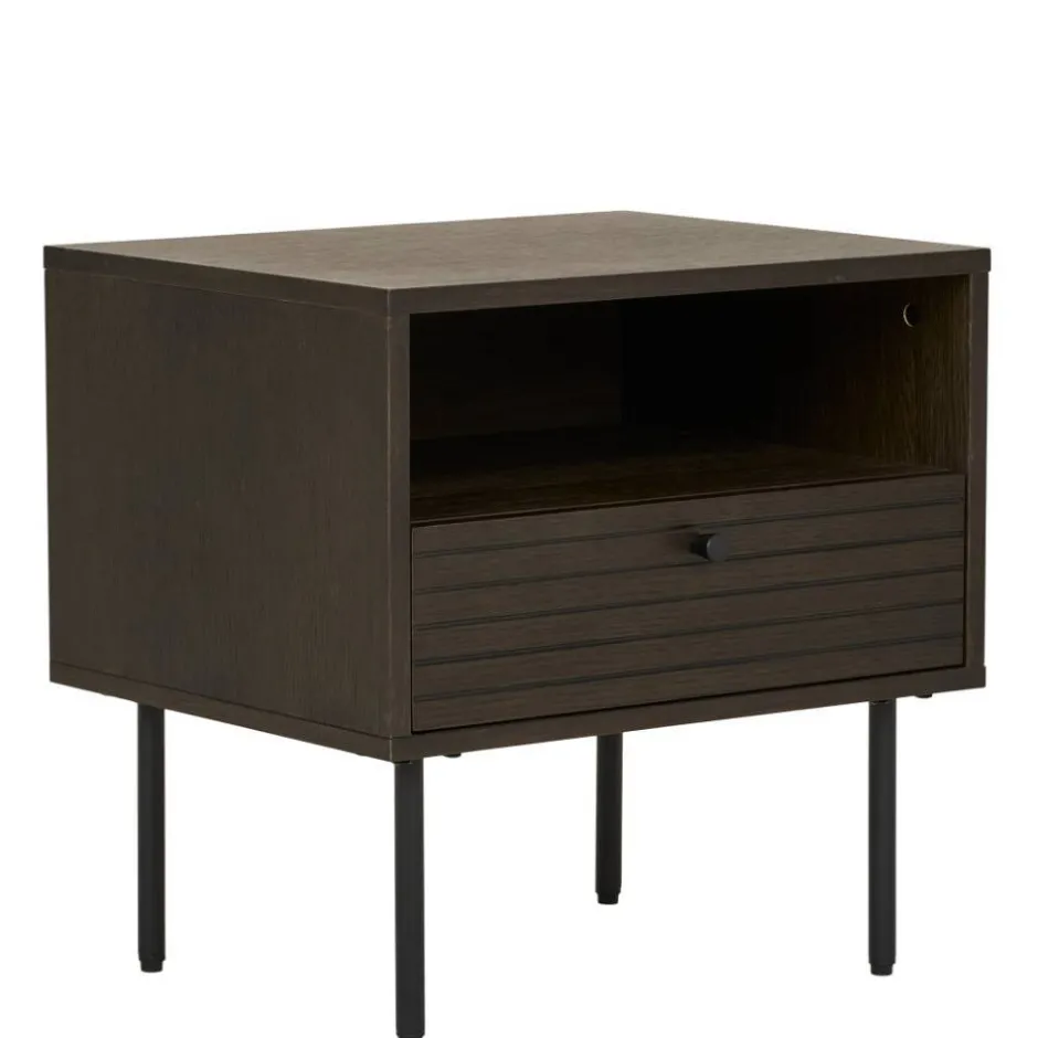 Nachtkonsole mit Fach und Schublade - Wega^Wohnen New