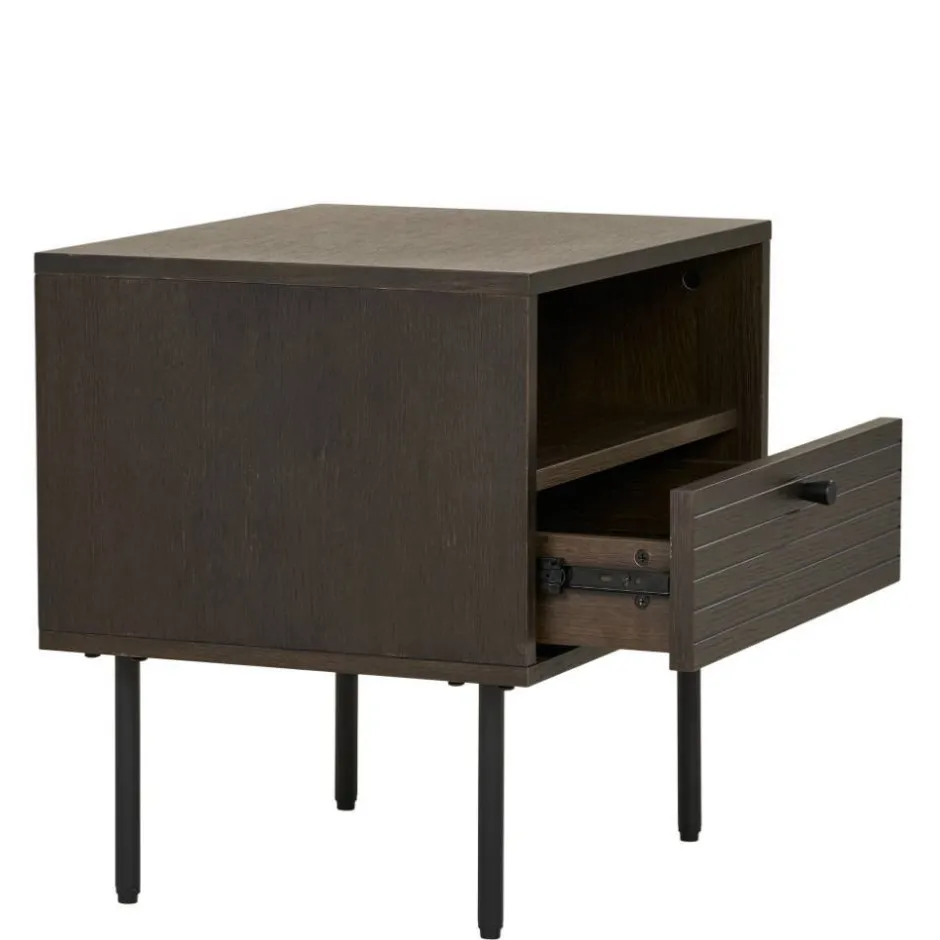 Nachtkonsole mit Fach und Schublade - Wega^Wohnen New