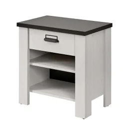 Nachtkonsole mit Schublade & zwei Fächern - Tramos^Wohnen New