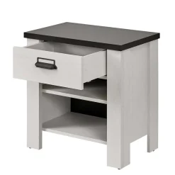 Nachtkonsole mit Schublade & zwei Fächern - Tramos^Wohnen New