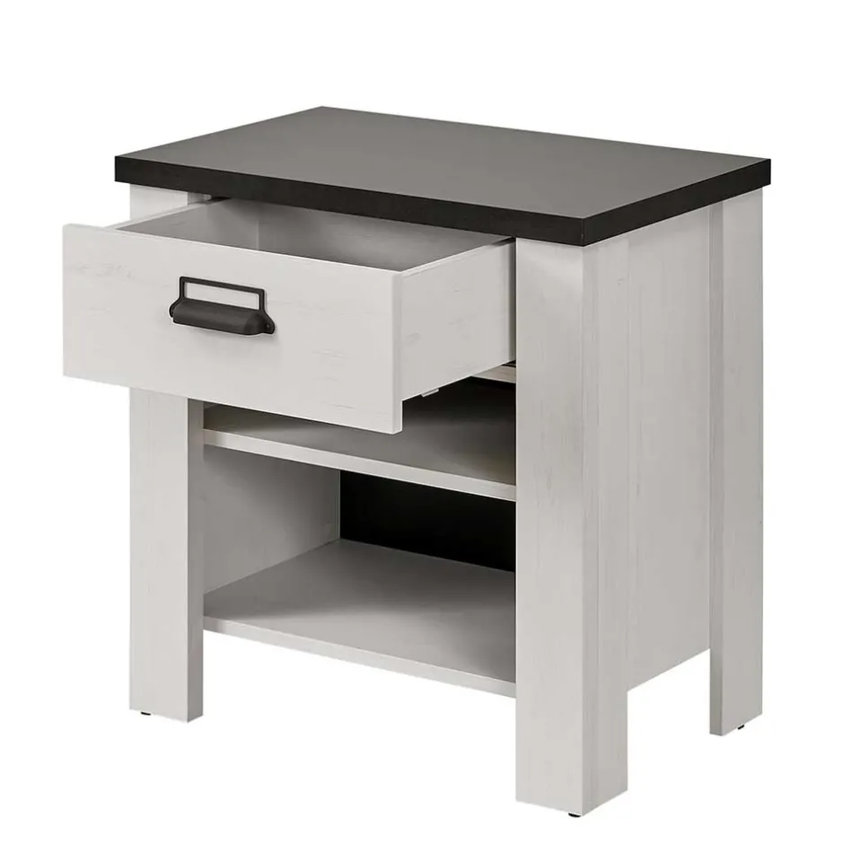 Nachtkonsole mit Schublade & zwei Fächern - Tramos^Wohnen New