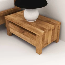 Nachtkonsole Nadalia aus Wildeiche Massivholz^Wohnen Online