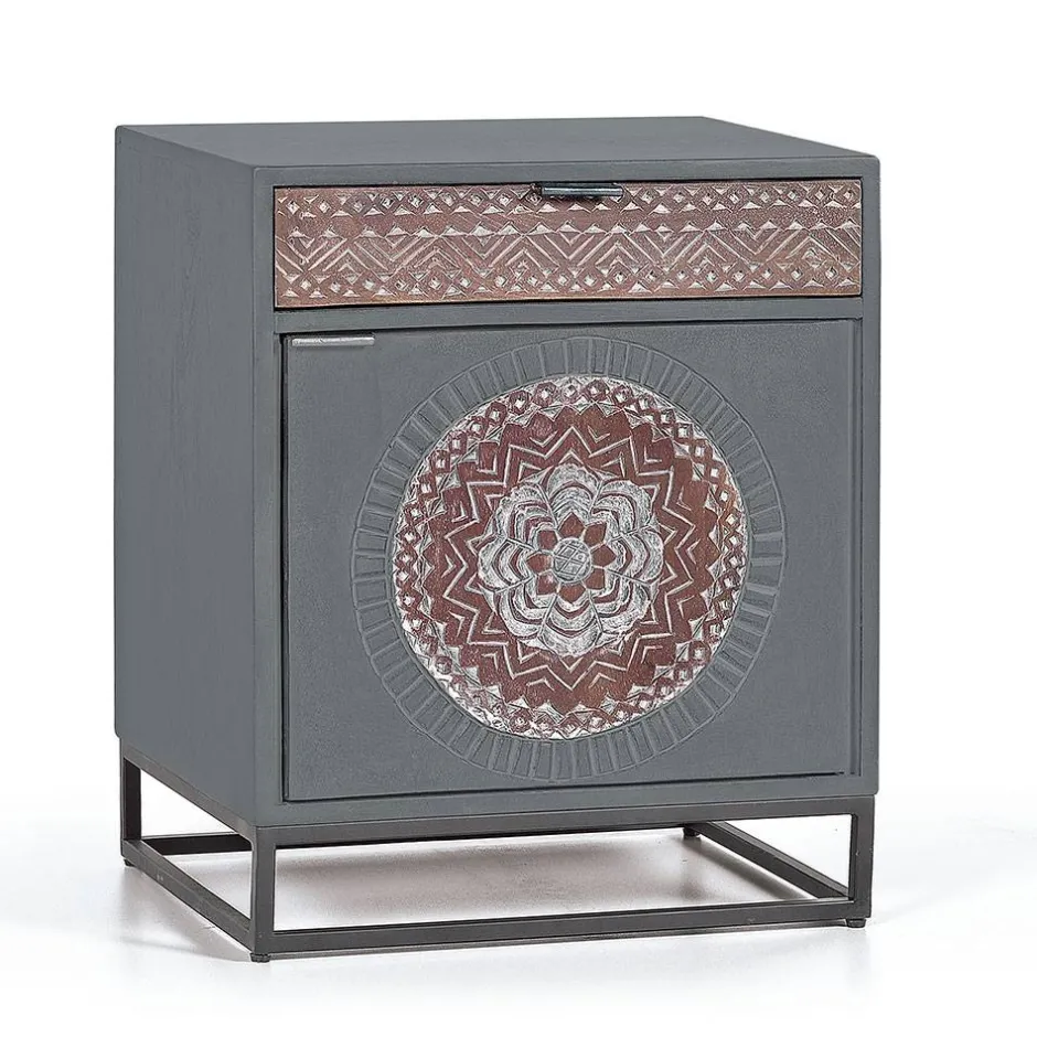 Nachtschrank - dekorativ mit Mandala - Mesusco^Wohnen Online