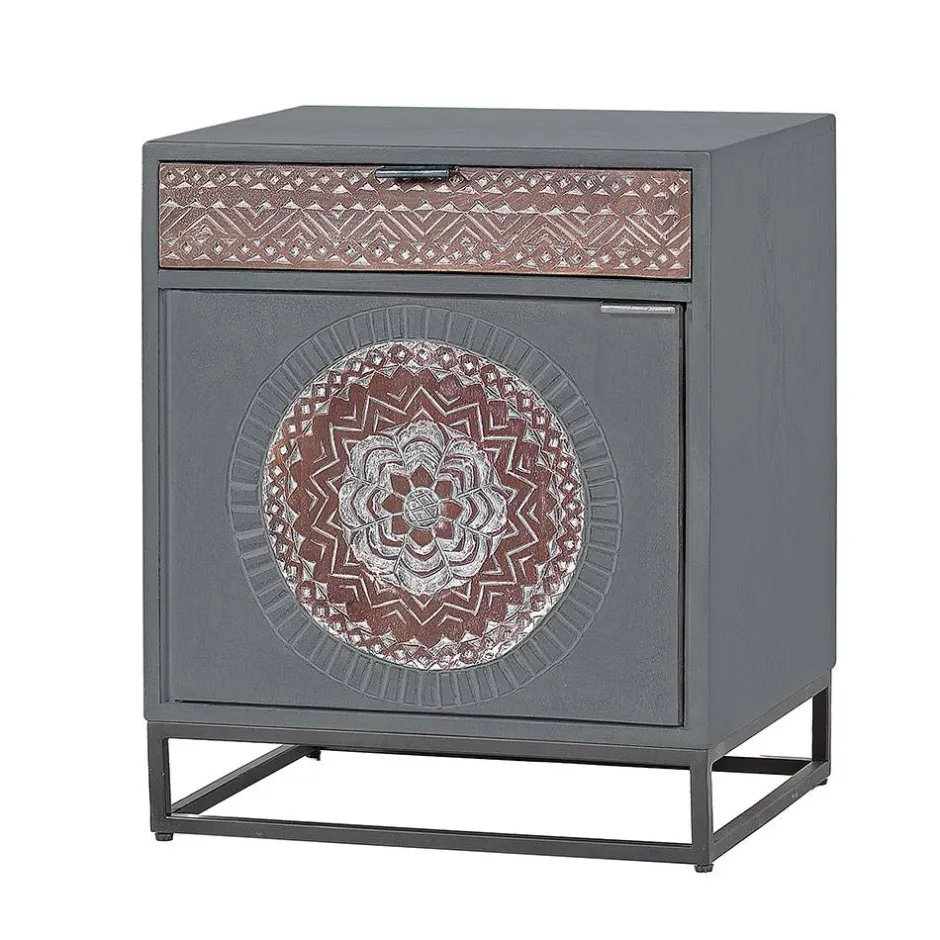 Nachtschrank - dekorativ mit Mandala - Mesusco^Wohnen Online