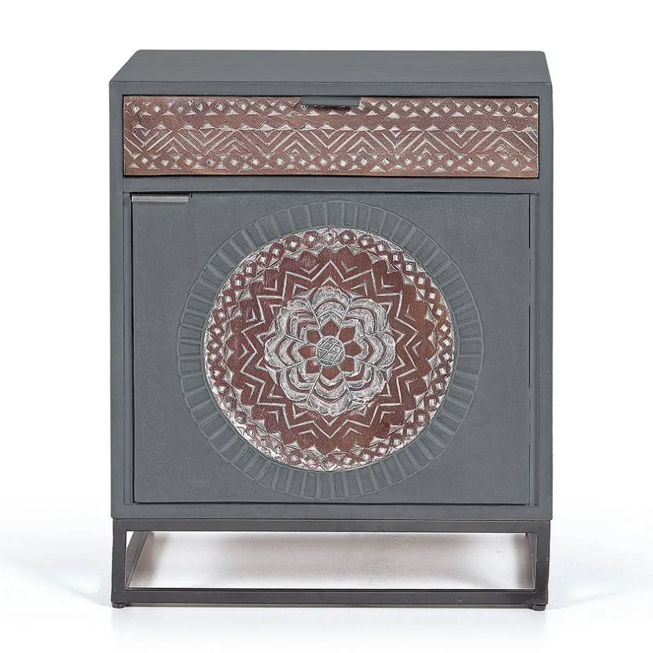 Nachtschrank - dekorativ mit Mandala - Mesusco^Wohnen Online