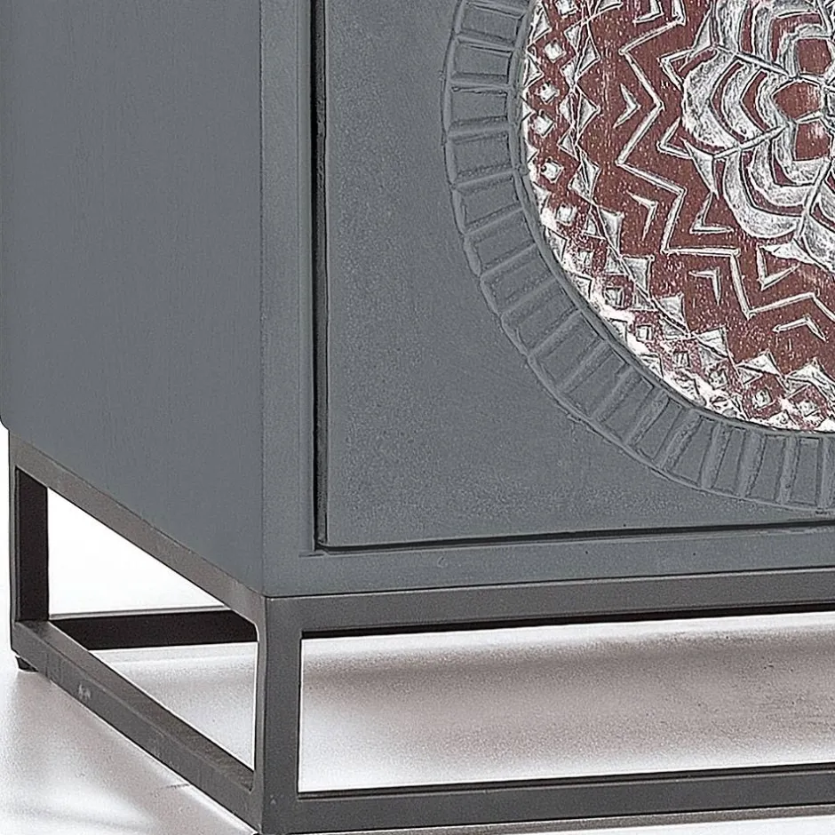 Nachtschrank - dekorativ mit Mandala - Mesusco^Wohnen Online