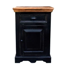 Wohnen Nachtschränkchen Sentiments in Schwarz