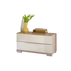 Nachttisch Alrica in Weiß^Wohnen Hot