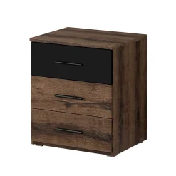 Wohnen Nachttisch Kommode in Eiche Dunkel - Ceusenia