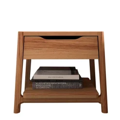 Wohnen Nachttisch mit Schublade und Ablage - Lana