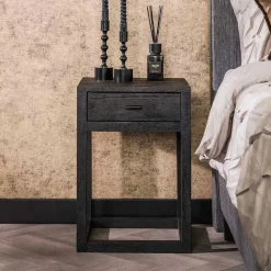 Wohnen Nachttisch mit Schublade aus Akazie Massivholz - Riccardo