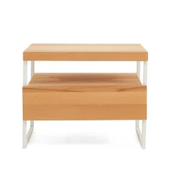 Nachttisch Regine mit Schublade 40cm hoch^Wohnen Outlet