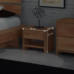 Nachttisch Salomonia aus Kernbuche Massivholz^Wohnen Best