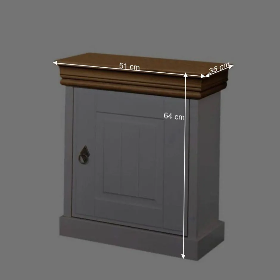 Wohnen Nachttisch Sicilianu mit Tür