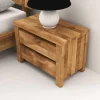 Nachttischkommode Nadalia aus Wildeiche massiv geölt^Wohnen